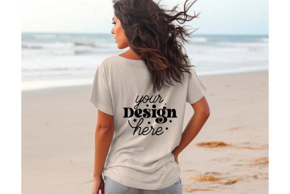 A Clean Canvas Mockup for Embroidered T-Shirts