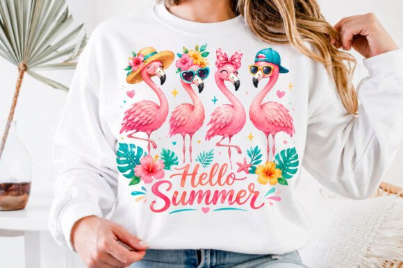 A Designer's Review: The Hello Summer Flamingo Squad Graphic