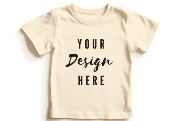 A Designer's Take on the Natural Toddler T-Shirt Flat Lay Mockup