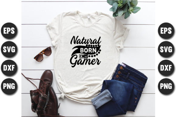A Designer’s Review of Natural Born Gamer Graphics for T-Shirt Designs