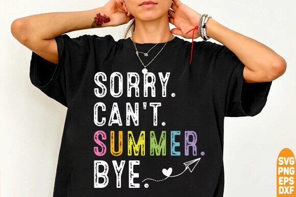 A Playful Summer Bye SVG PNG for T-Shirt Designs