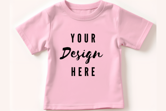A Professional Review of the Pink Toddler T-Shirt Mockup for Graphics