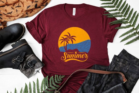 A Realistic Review of Sea Beach Vector Graphics for T-Shirt Designs