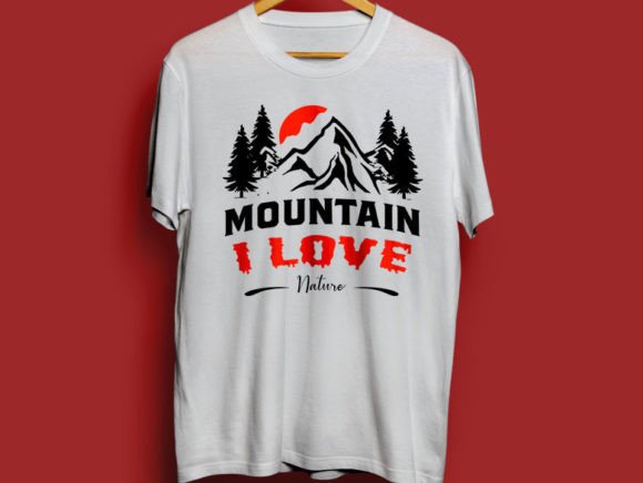 A Sunset-Inspired Graphic for Seasonal T-Shirt Designs