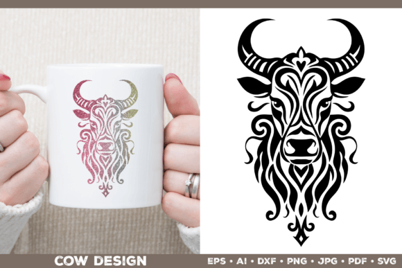 Crafting Brand Stories with a Cow T-shirt SVG Graphic