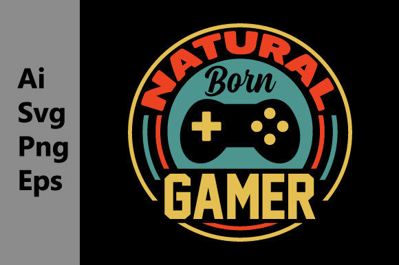 Evaluating the Natural Born Gamer Retro T-Shirt Design