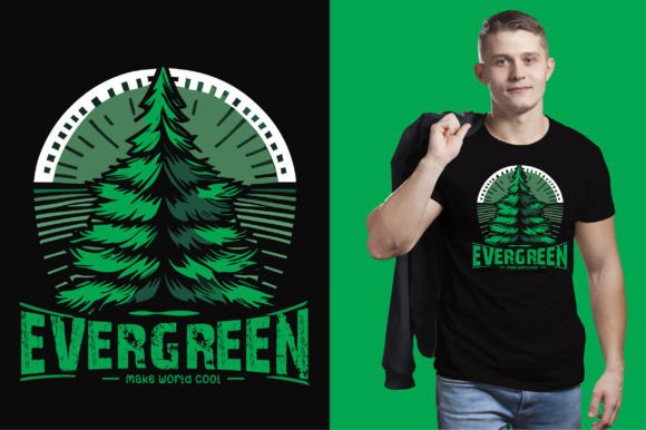 Evergreen Graphics for T-Shirt Designs & Editorial Content