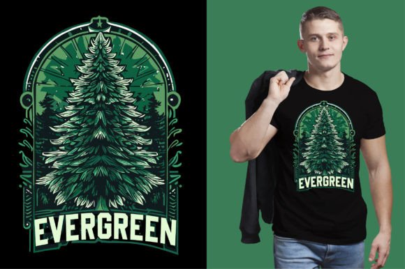 Evergreen T Shirt Vector Wear: A Graphic Designer's Branding Review