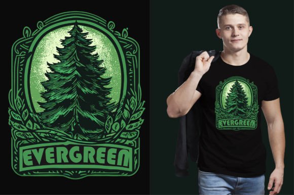 Evergreen World Graphics for T-Shirt Designs & Editorial Content