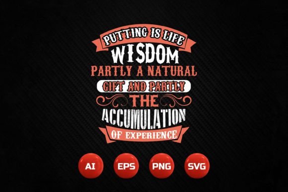 Golf T-shirt Design 93: A Polished Graphic Asset