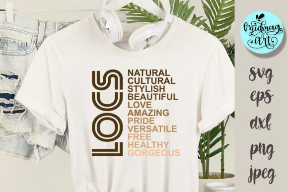 LOCS Natural Cultural SVG for Merchandise & Graphics