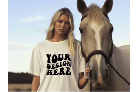 Natural Western T-Shirt Mockups for Modern Graphics & Brand Identity