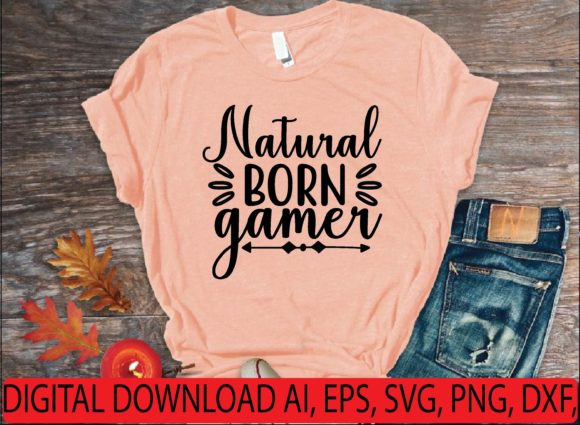 Professional Review of the Natural Born Gamer Svg Graphic