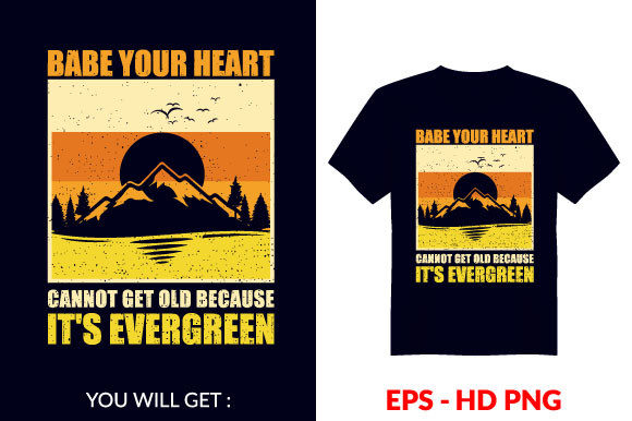 Vintage Evergreen Graphics: A Print Template Review