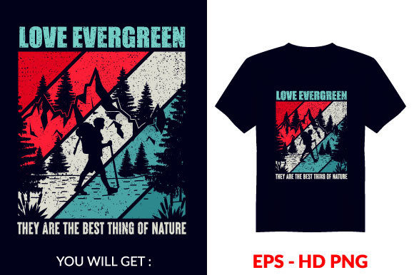 Vintage Evergreen V61: A Graphics Asset for Editorial Style